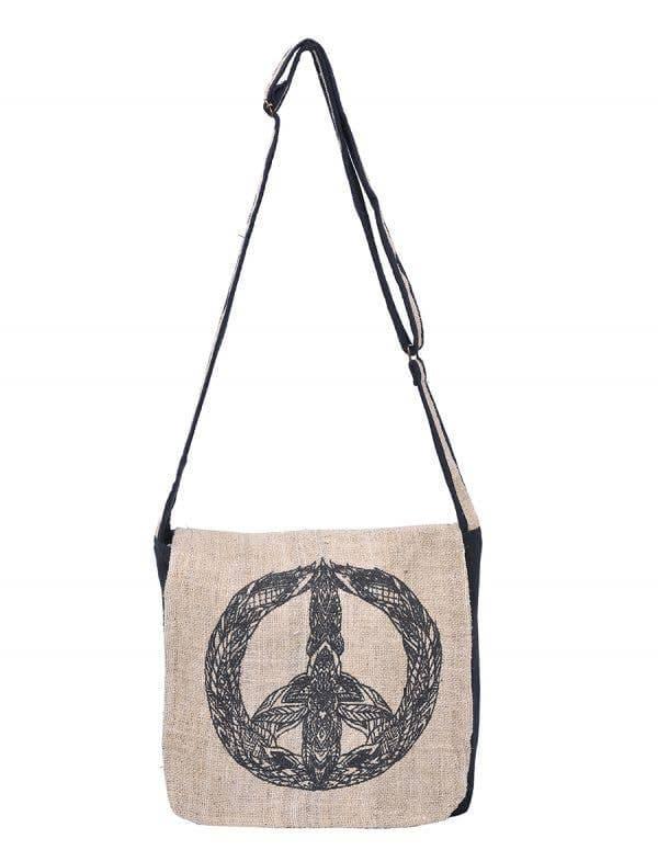 Hemp Cotton Hippie Messenger Bag - Random Hippie