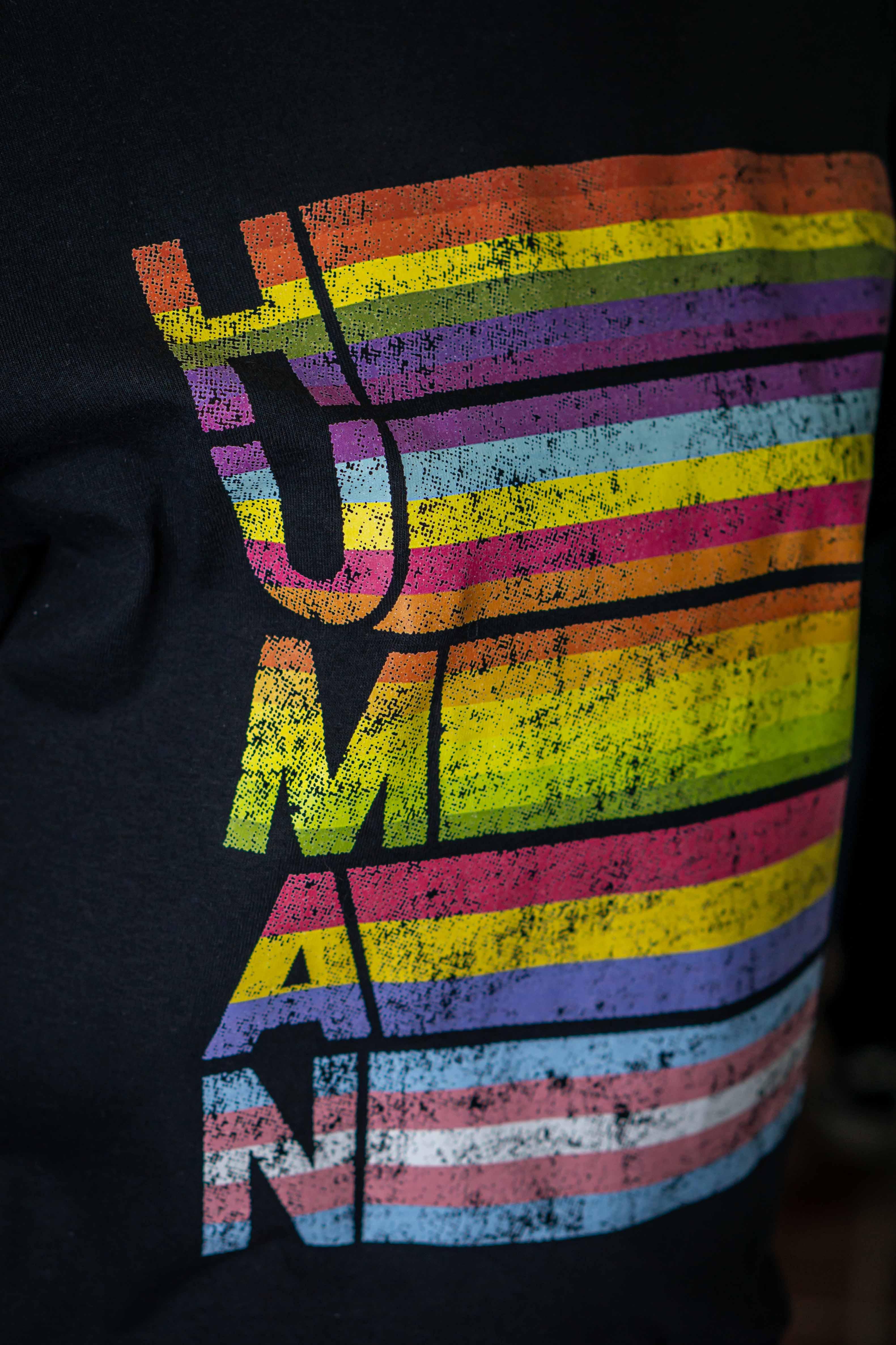 Human Pride Flag T-Shirt - Random Hippie
