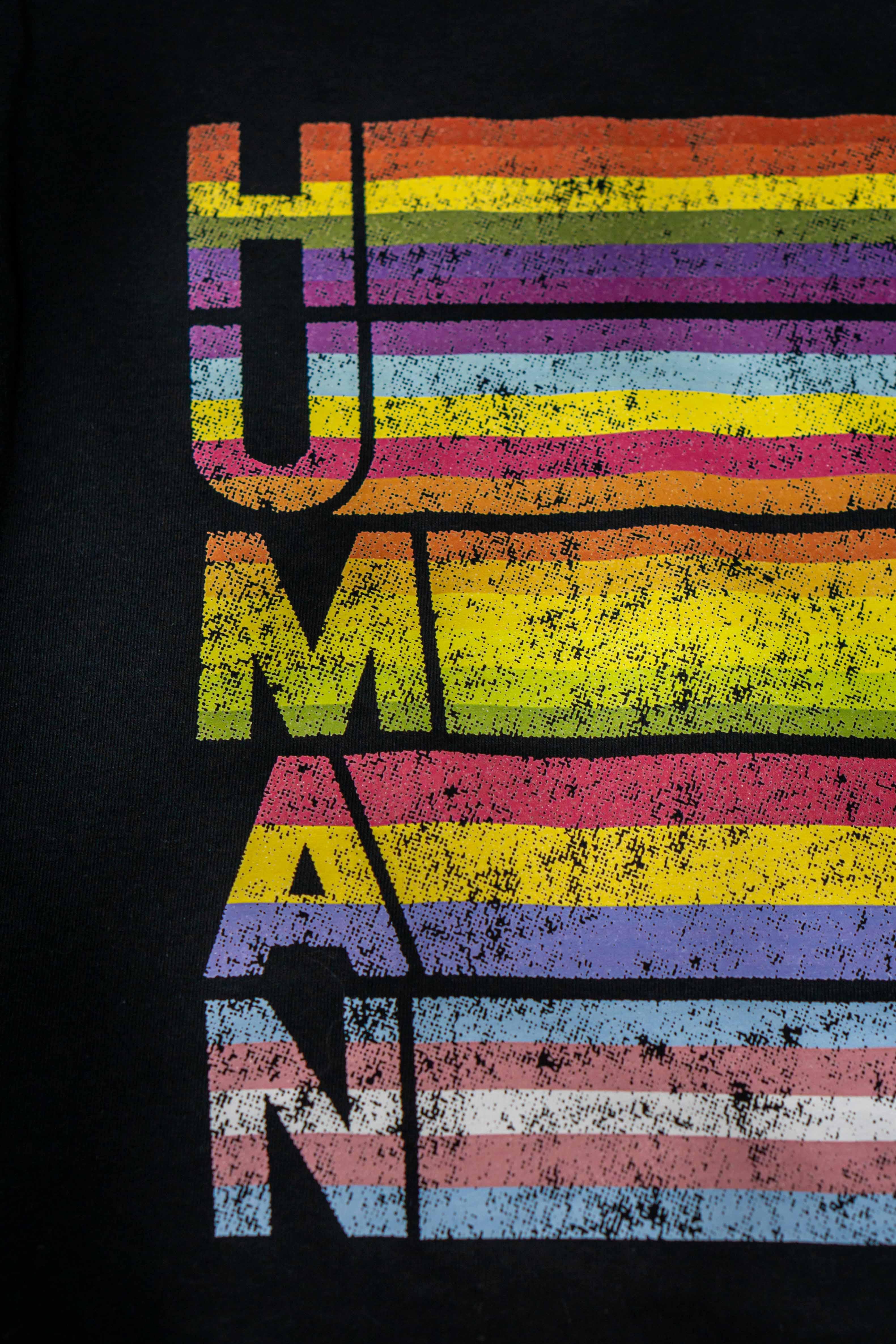 Human Pride Flag T-Shirt - Random Hippie