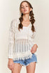 Lightweight Knit Crochet Sweater - Random Hippie