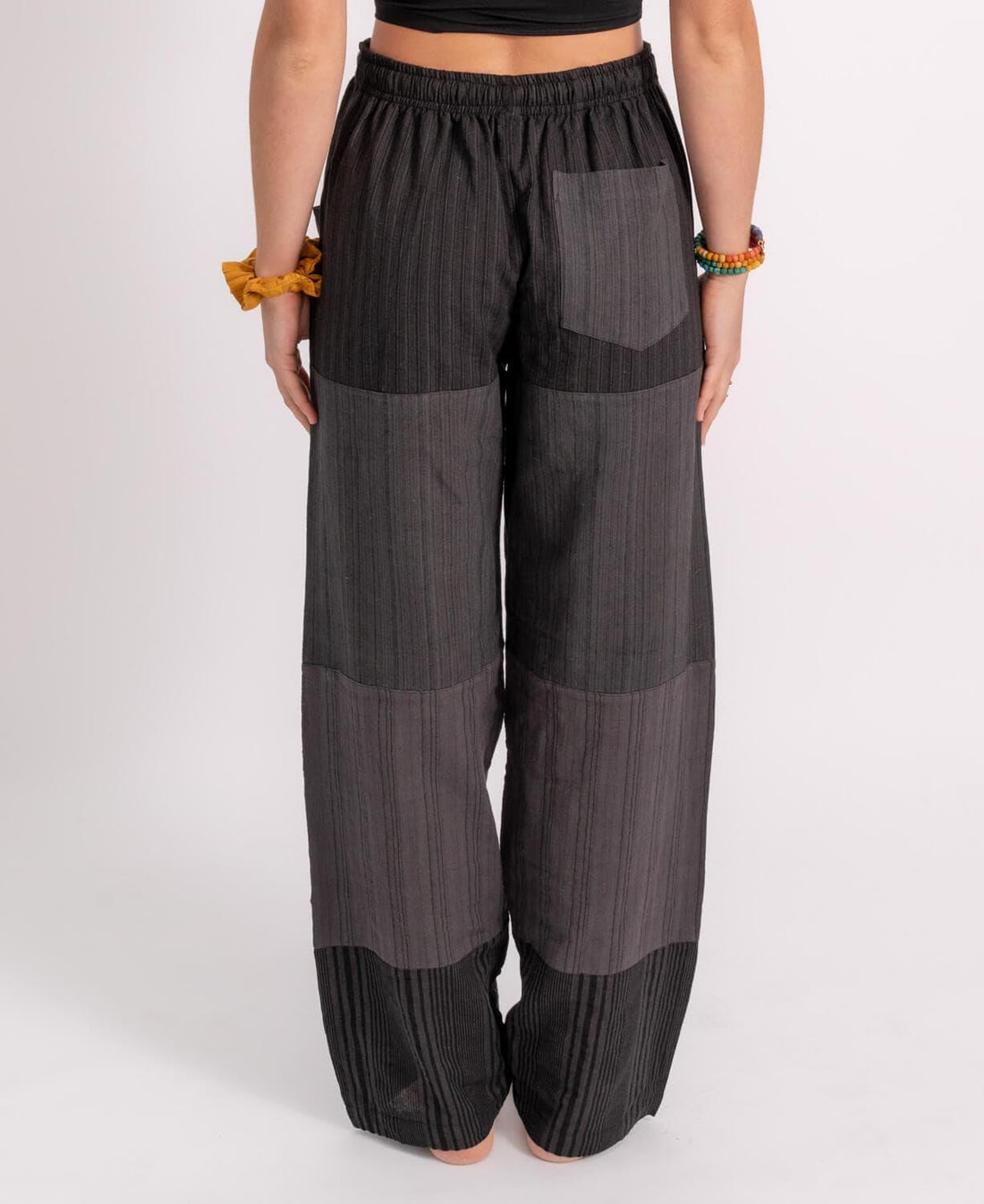 Lightweight Striped Patchwork Beach Pants - Random Hippie