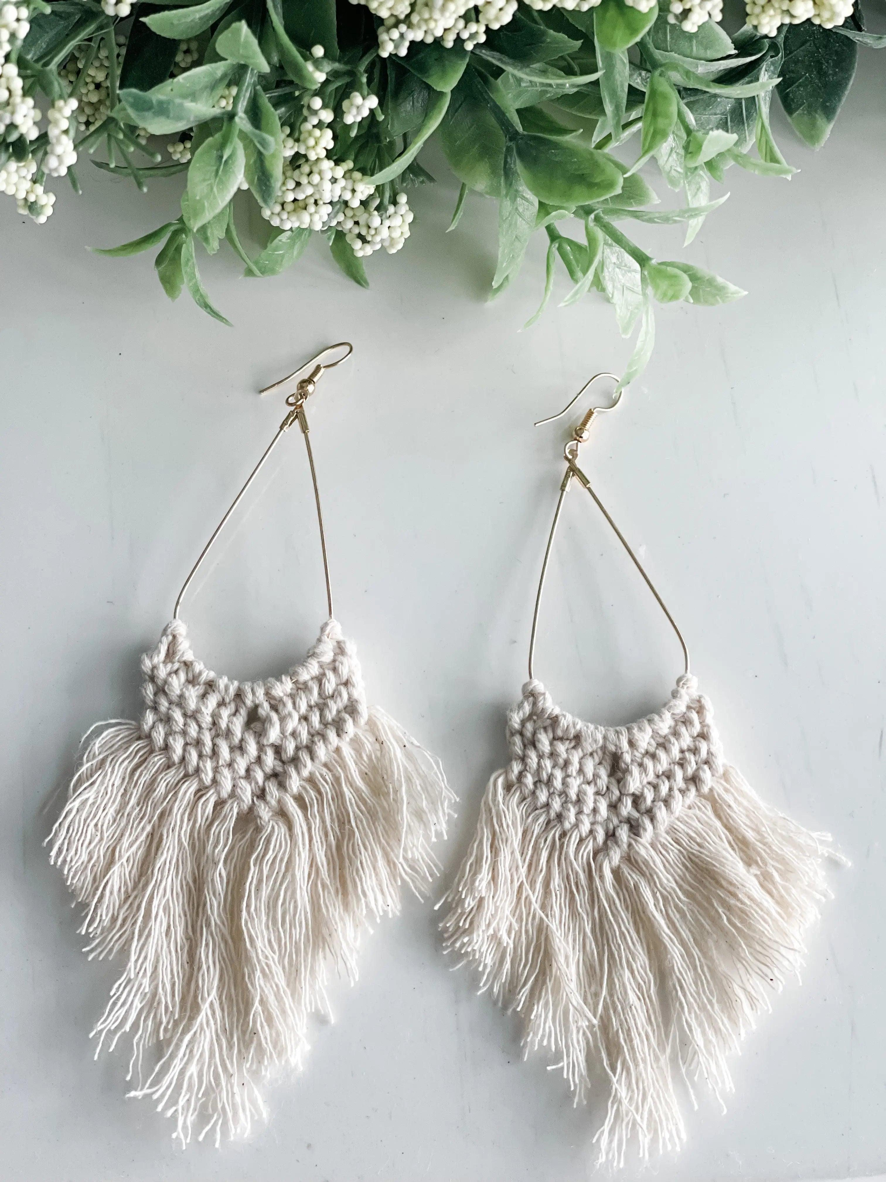 Macramé Earrings - Random Hippie
