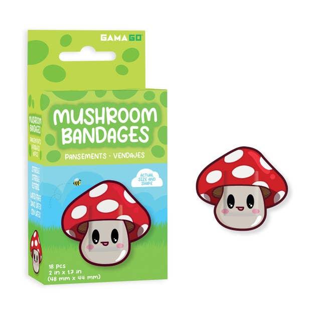 Mushroom Adhesive Bandages - Random Hippie