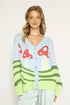 Mushroom Field Knit Cardigan - Random Hippie