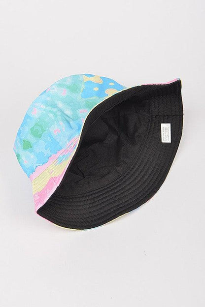 Pastel Paint Splatter Bucket Hat - Random Hippie