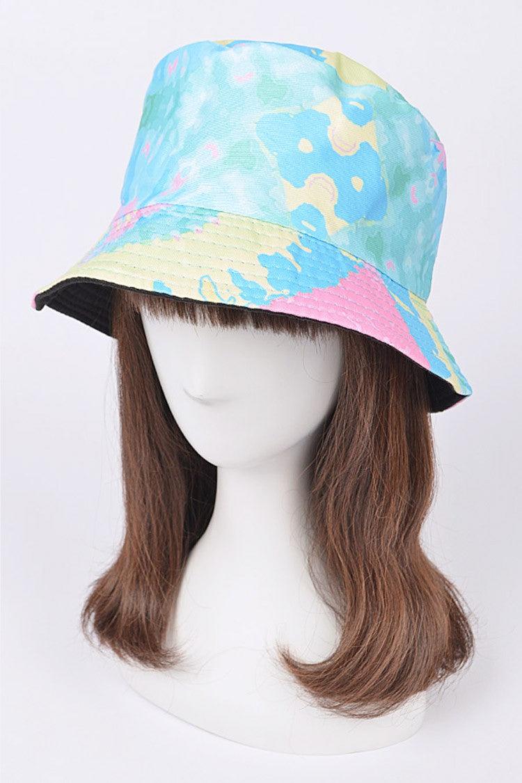 Pastel Paint Splatter Bucket Hat - Random Hippie