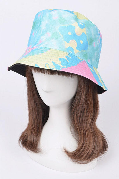 Pastel Paint Splatter Bucket Hat - Random Hippie