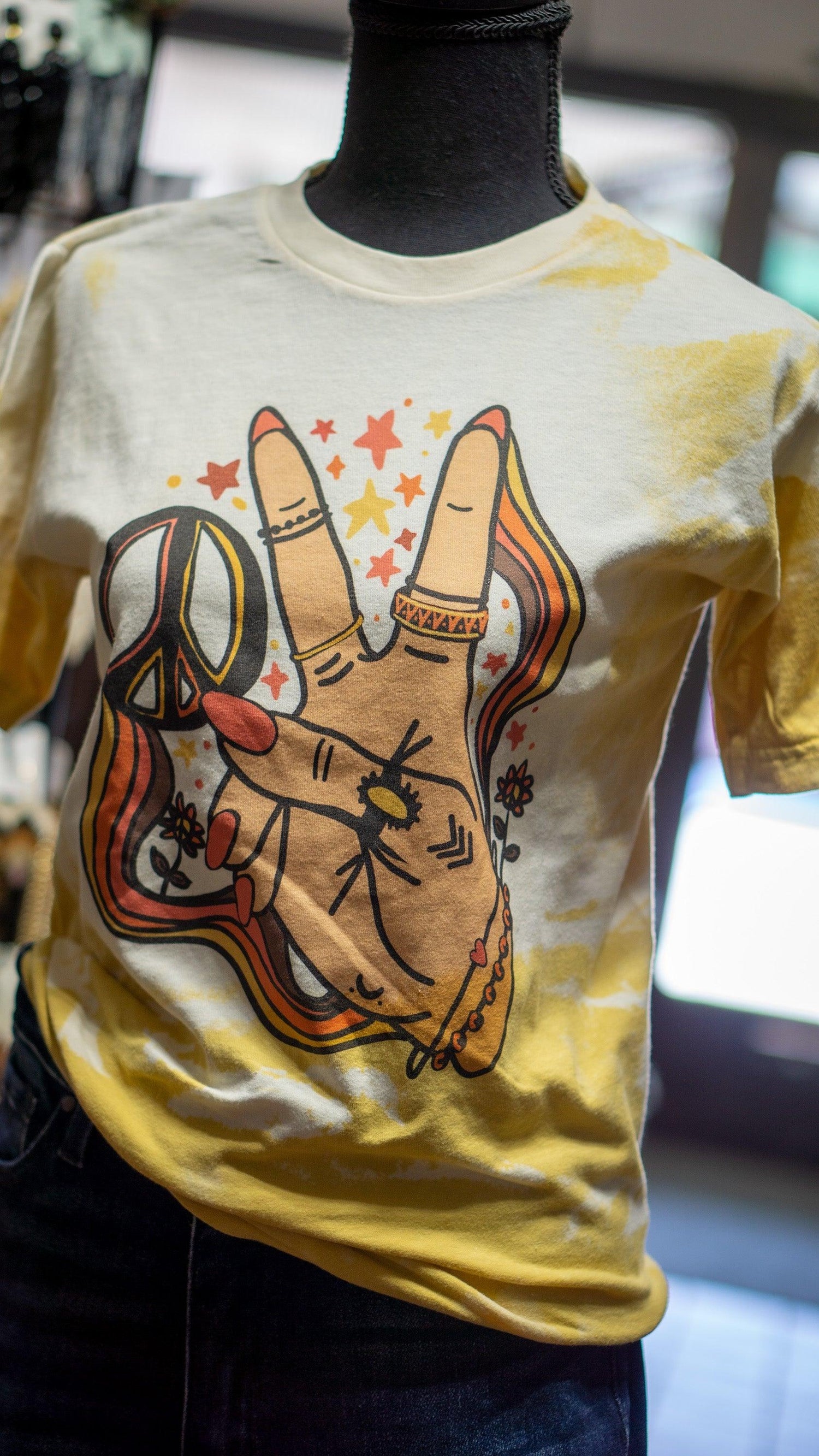 Peace Hand T-Shirt - Random Hippie