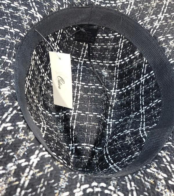 Plaid Fedora Hat.