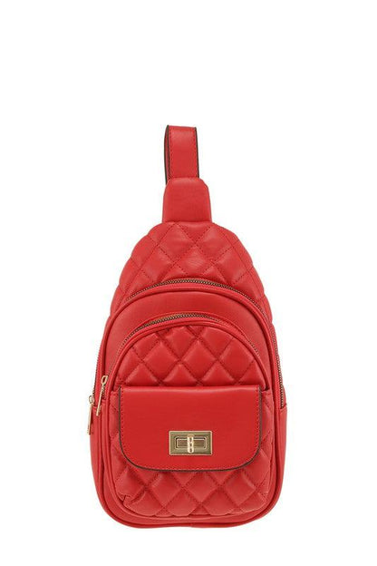 Quilted Sling Backpack - Random Hippie