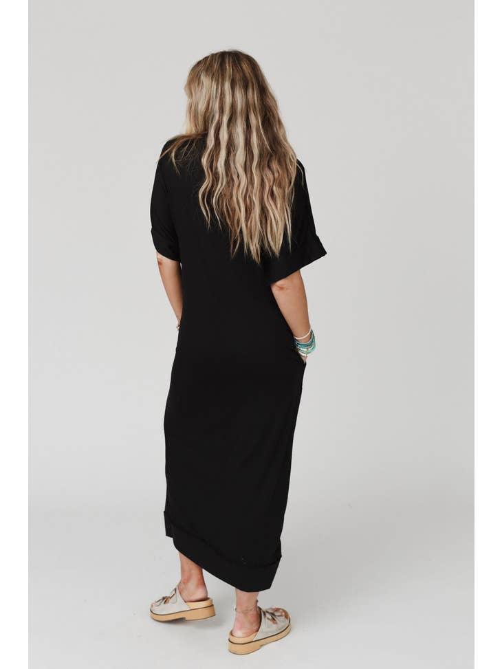 Laurel Short Sleeve Maxi Dress - Random Hippie