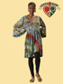 Spandex Blend Tye Dye Babydoll Dress - Random Hippie