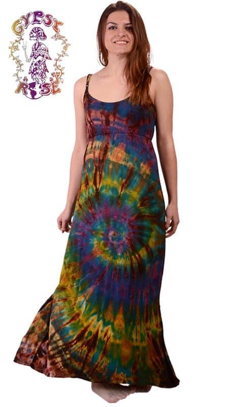 Starlight Tie-Dye Spandex Blend Maxi Dress - Random Hippie