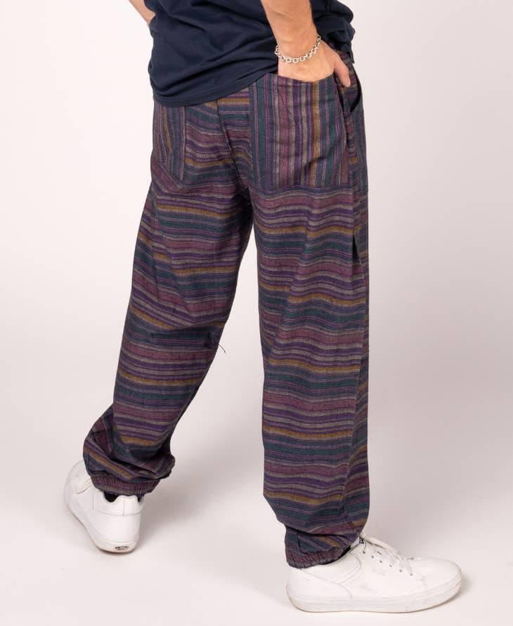 Striped Hippie Harem Pants - Random Hippie