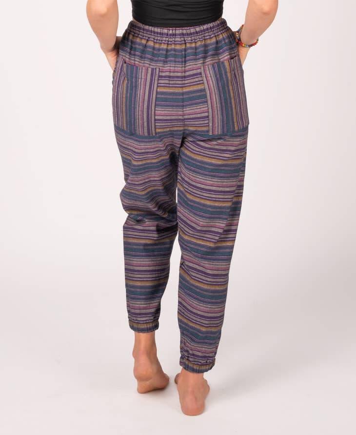 Striped Hippie Harem Pants - Random Hippie