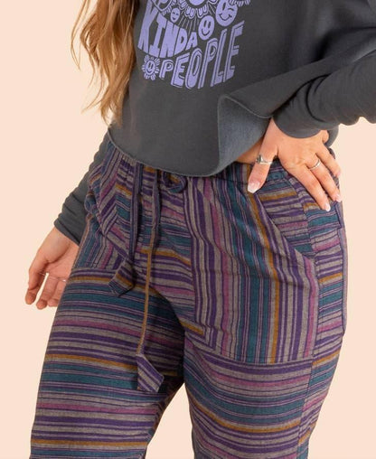 Striped Hippie Harem Pants - Random Hippie