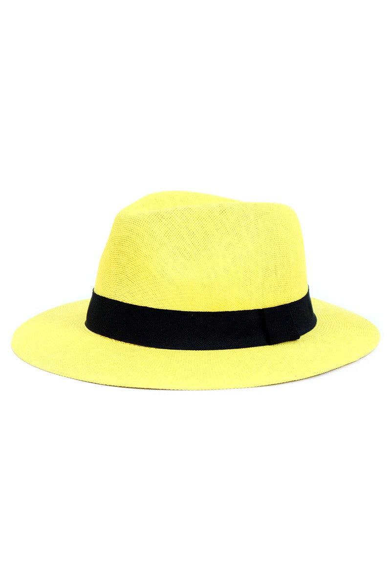 Summer Colors Wide Brim Panama Hat - Random Hippie