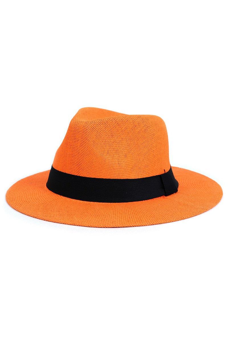 Summer Colors Wide Brim Panama Hat - Random Hippie