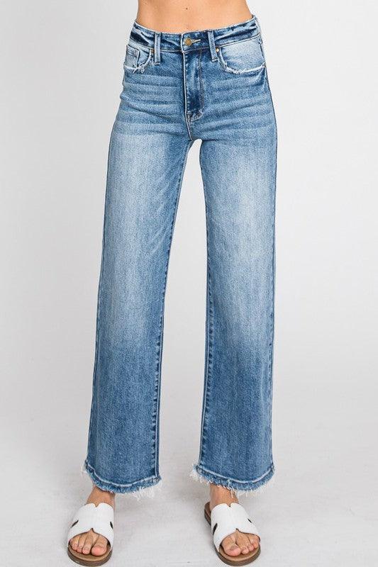 Super High-Rise Straight Leg Jeans - Random Hippie