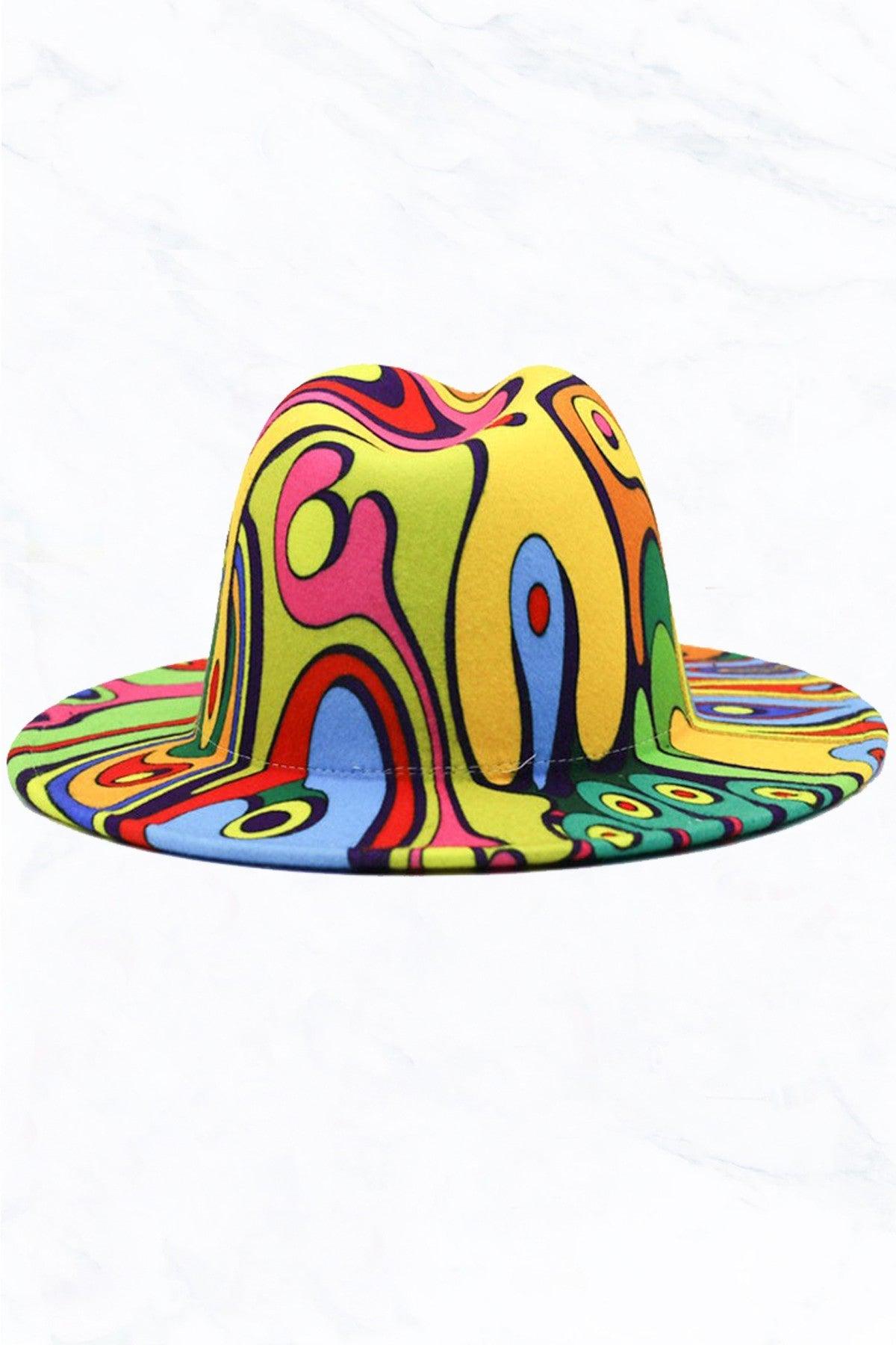 Tie Dye Fedora.