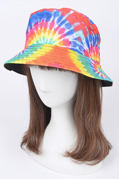 Tie-Dye Reversible Bucket Hat - Random Hippie