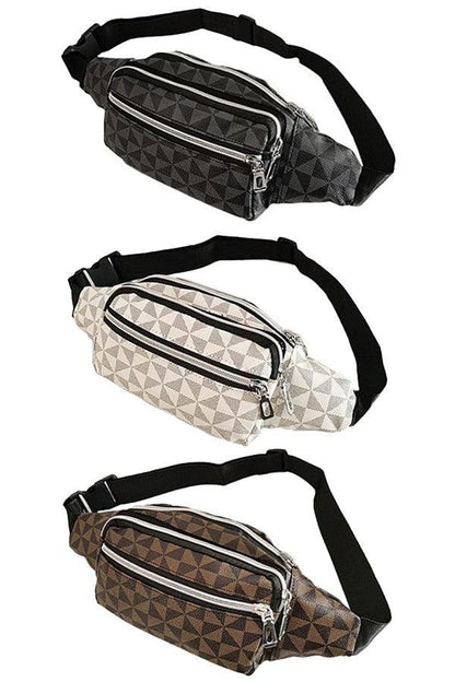 Triangle Pattern Fanny Pack - Random Hippie