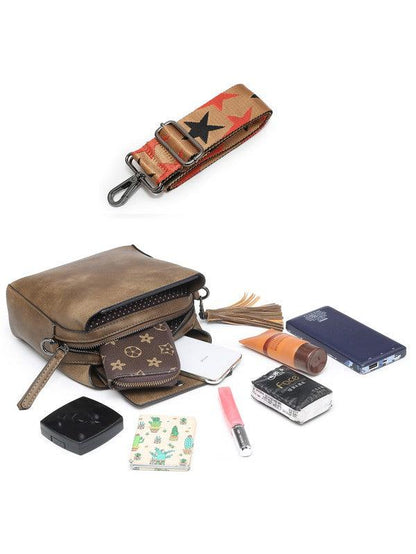 Triple Pocket Crossbody Purse.
